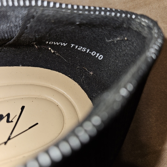 Trotters Women's Sizzle Ballet Flat, Black Linen, Ex wide size 10 - Picture 10 of 10